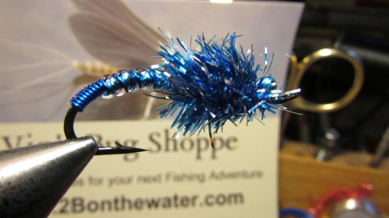 Nothing but blue Death Stonefly Nymph, salmon river, oswego river